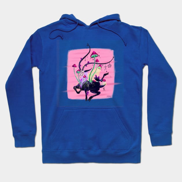 Cosmic antelope Hoodie by Bertoni_Lee